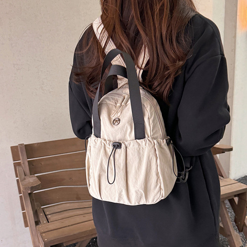Minimalist Lightweight Unisex Waterproof Drawstring Multi-functional Chest Bag, Backpack with Dual Shoulder Straps, Can Be Crossbody or Hand-carry, Portable for Outings