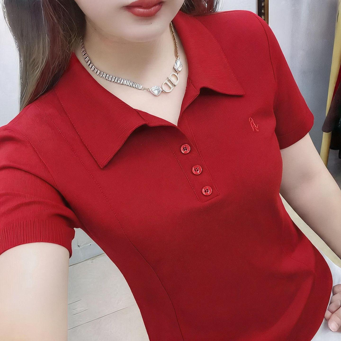 Pure cotton, versatile, trendy, casual, collared, slimming, short-sleeved, summer fashionable, comfortable, simple, and youthful polo shirt.