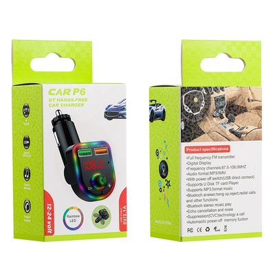 Bluetooth Mp3 Player Mobile Phone — Car mp3 - p6-supports-u-disk
