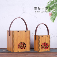 盒境創意復古方形空茶葉包裝盒小青柑大紅袍普洱茶紅茶手提禮品盒