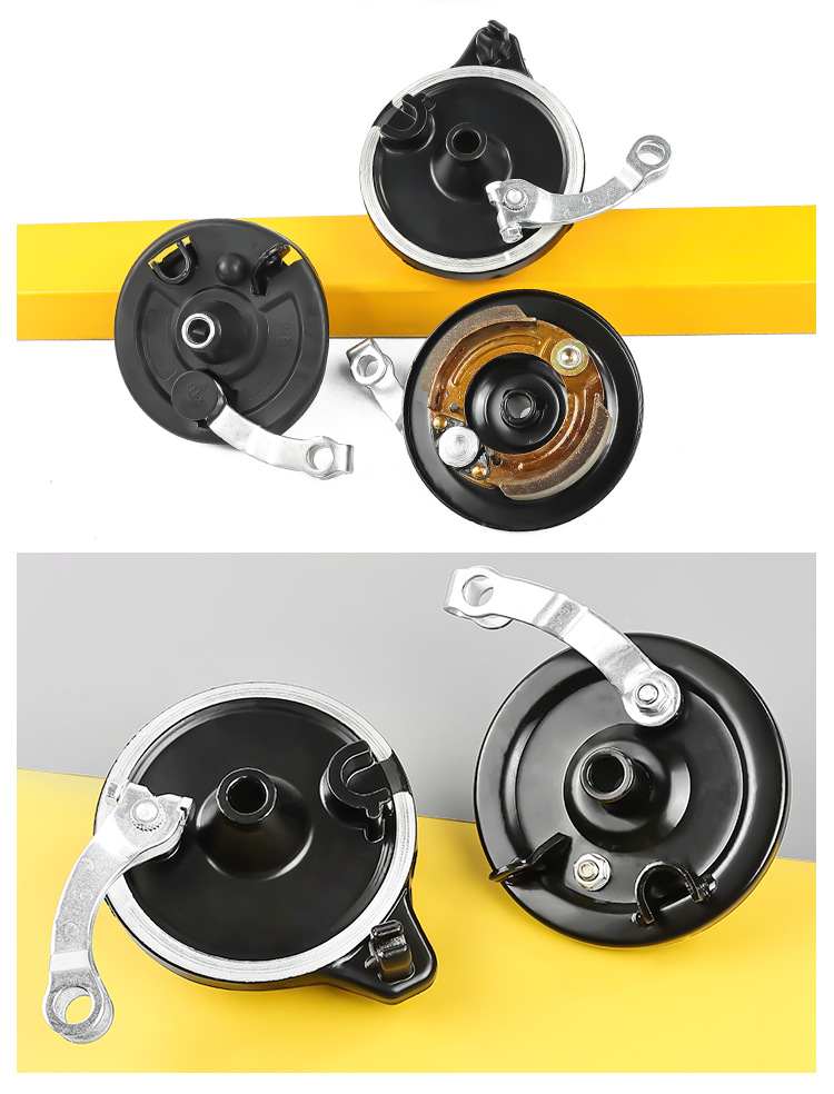 Electric Vehicle Type 80 Front Drum Brake Assembly Brake Drum Cover Electric Scooter Front Brake Drum Brake Brake Unit Front Wheel Brake