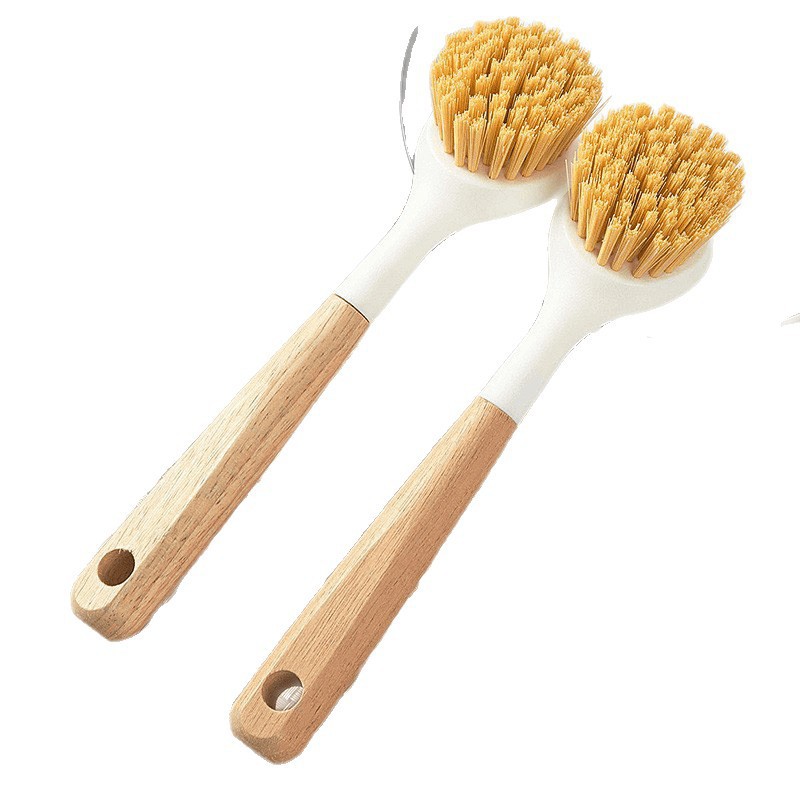 Cepillo de cocina Cepillo de mango largo doméstico Cepillo de limpieza para lavar platos Cepillo de limpieza Cepillo de tazón Cepillo de lavado artefacto Cepillo de olla multifuncional