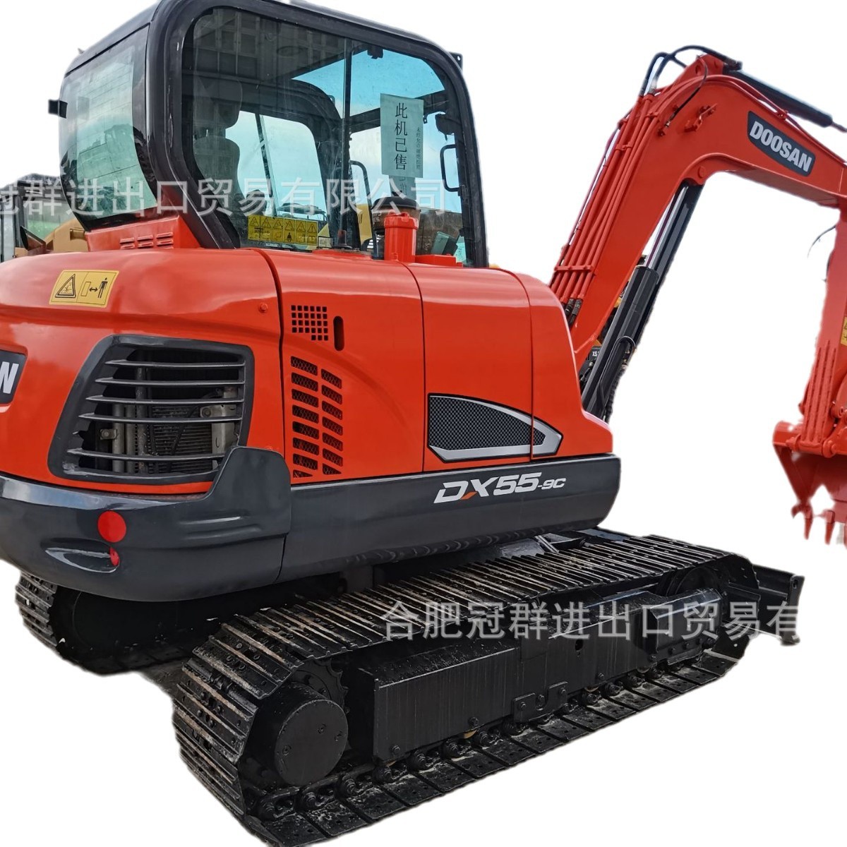 Doosan DX55DX60DX75 pequeña excavadora exportación directa Hitachi Kat Komatsu Volvo
