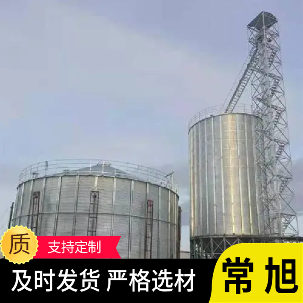 1000吨大米小麦玉米粮食钢板仓 农作物储存粮仓 厂家现货