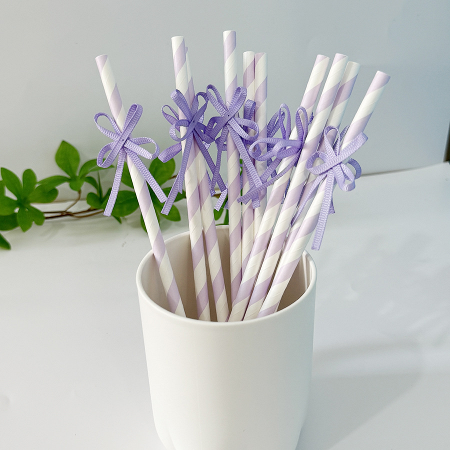 Fabricantes al por mayor creativos papilla de arco paja fiesta decoración mesa de postres vestido de cumpleaños botella de pudín inserto