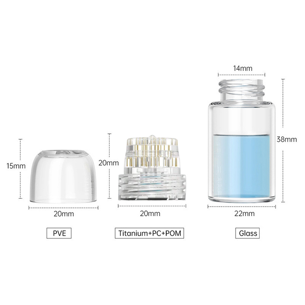 Belleza Oro microaguja 20 agujas LanuryRoller sello microaguja soluble en agua aguja ligera de agua manual portátil transfronterizo