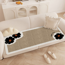 奶油风沙发垫硅胶多尼尔四季通用2024新款一片式直排夏季防滑坐垫