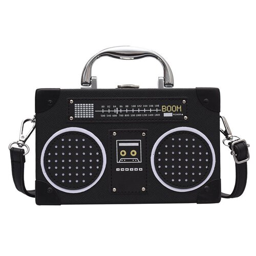  Summer New Trendy Radio Box Bag Shoulder Crossbody Bag Cute Creative Personality Funny Handheld Women's Bag