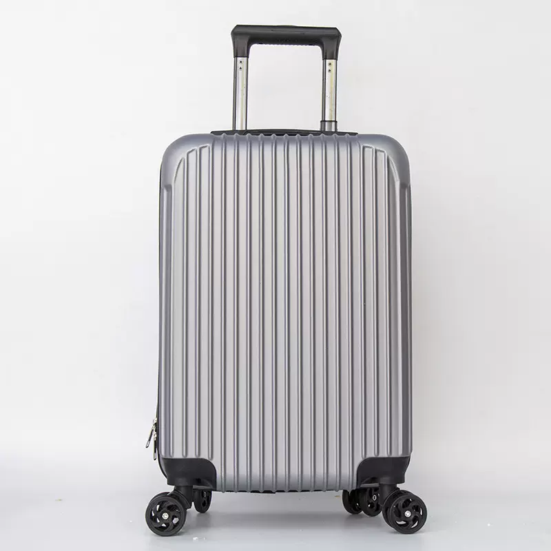 厂家批发20寸新款拉链旅行箱活动礼品箱纯色拉杆箱可打印图打印字