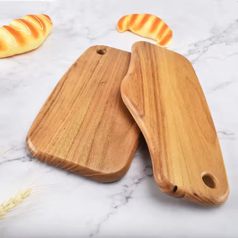 tabla de corte de madera multifuncional tabla de corte de verduras creativa irregular tabla de pizza de pan pan pan de desayuno de hotel casero