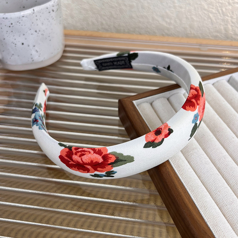 Fashion Flower Cloth Hair Band Hair Tie 1 Piece display picture 7