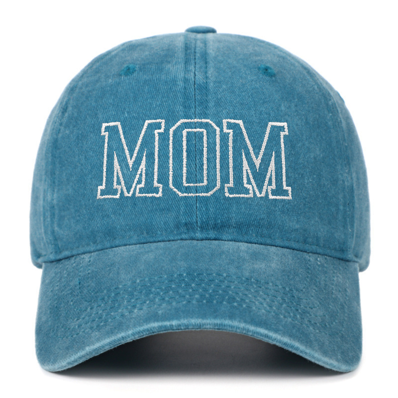 Amazon ベストセラー ウォッシュドコットン DAD MOM 刺繍ベースボールキャップ レトロ スポーツ レジャー ピークキャップ トレンディなサンハット|undefined