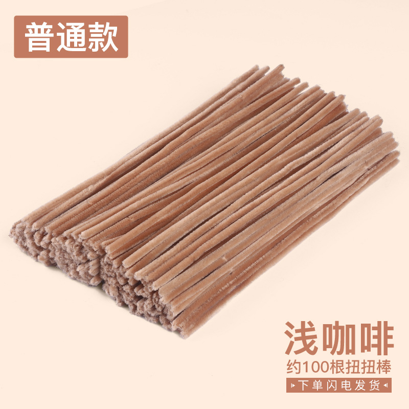 Macaron de color, raíz de pelo, cifrado, bricolaje hecho a mano, barra de torsión, venta al por mayor, juguetes para niños, paquete de material de arte