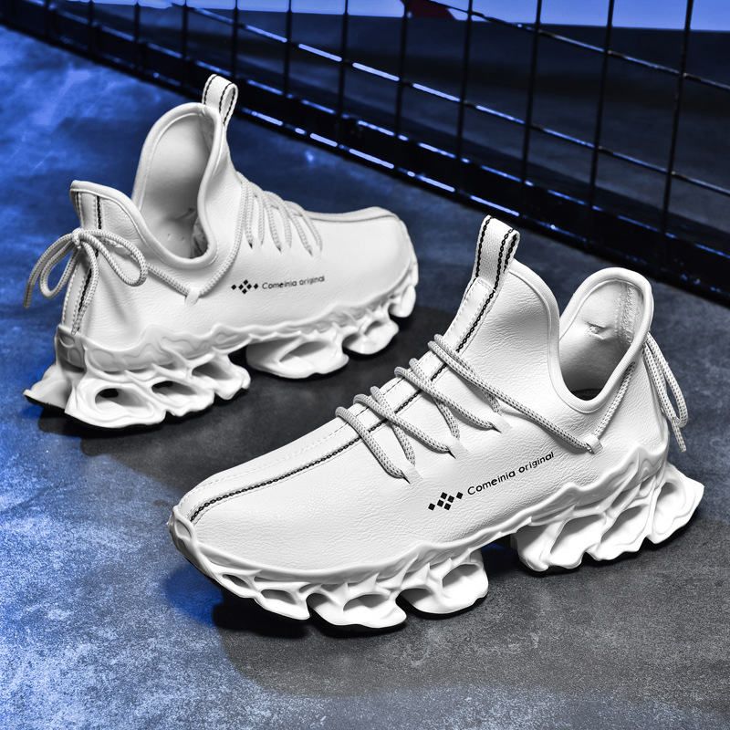 2023新款大码46刀锋战士男鞋超纤皮潮流休闲运动鞋缓震舒适篮球鞋