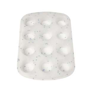 Hot Selling Factory Wholesale Silicone Cake Mold Color Silk Spot Chocolate Mold Muffin Cup Tray Food Grade