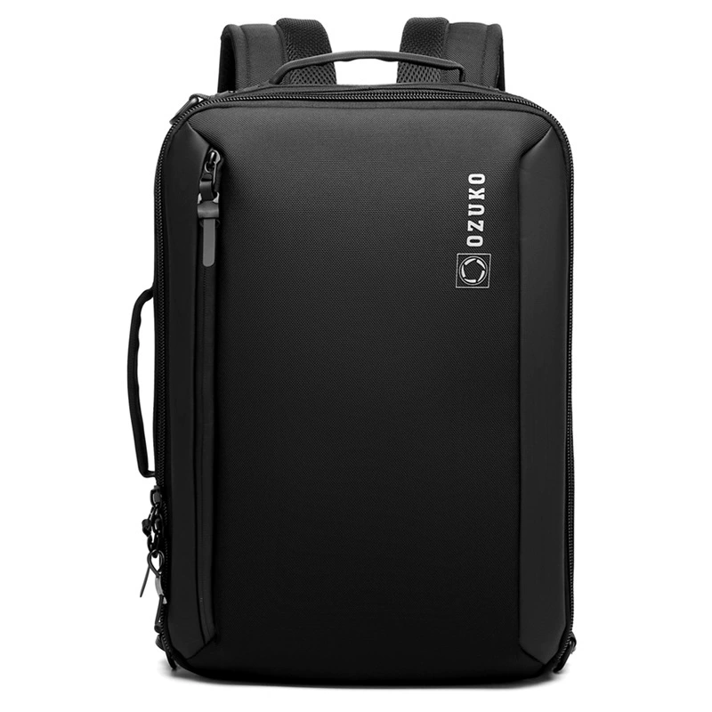 OZUKO Backpack, handheld waterproof laptop, business version, worn on the shoulder, for students