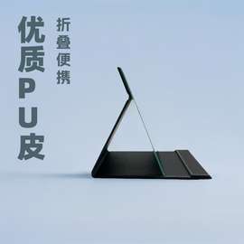 皮革镜子化妆镜折叠台式便携随身高清公主女大小号桌面梳妆镜