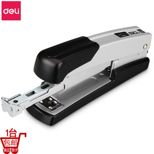 Deli 0416 stapler medium thick metal stapler can be rotated to bind 50 sheets of paper office supplies