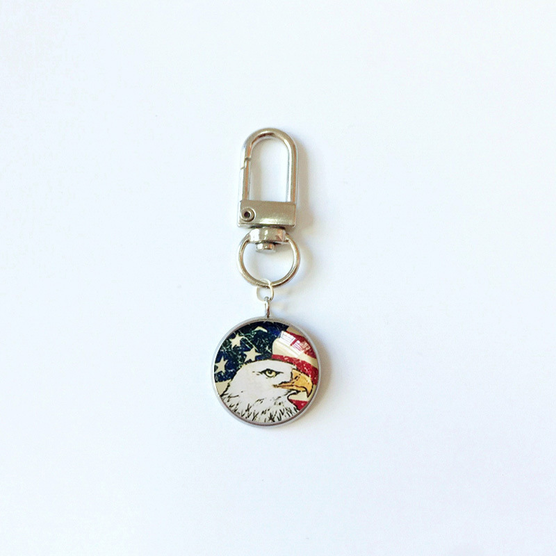 13g Weight Bag Pendant, Keychain Classification 1 Piece Quantity Holiday, Daily Occasion 316 Stainless Steel , Alloy Material National Flag Pattern Epoxy Design Simple Style Style 1 Piece Simple Style National Flag 316 Stainless Steel Alloy Epoxy Bag Pendant Keychain 36