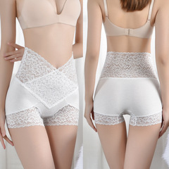 High-waisted safety pants, anti-exposure underwear, graphene-style women's lace bottoming shorts, thin summer safety pants