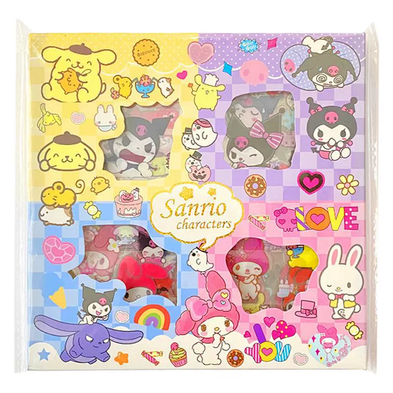 Cartoon sticker, creative set, children's stationery, DIY