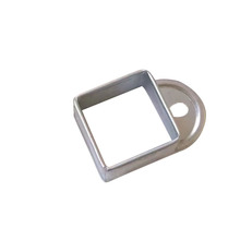 厂家直销 锌钢护栏配件厂家批发 25单耳固定座 直固定 阳台底座