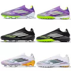 Cross-Border Soccer Cleats TF Turf Artificial Grass AG Studs Leather Football Shoes for Men Women Kids Youth Students Anti-Slip Training Shoes