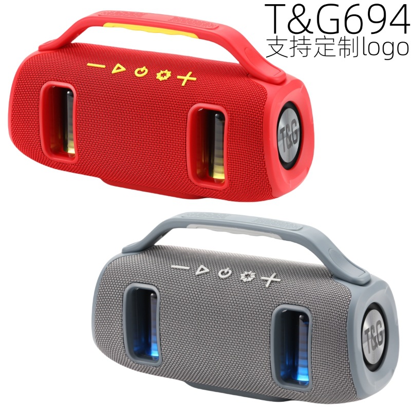 Transfronterizo TG694 altavoz Bluetooth portátil portátil audio inalámbrico al aire libre subwoofer tarjeta de audio Bluetooth