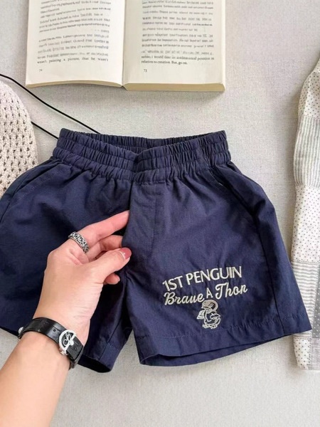summer children's cotton beach shorts for boys