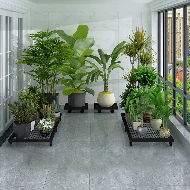 Подвижная цветочная стойка с колесами, железная стойка для хранения, уличная стойка для балкона, напольная стойка для суккулентов в гостиной, бесплатная доставка, стойка для бонсай