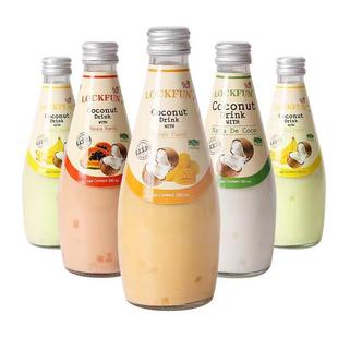12 bottles of imported Thai Le Kefen Lockfun coconut water coconut water coconut milk original Hami melon mango drink multi-flavor