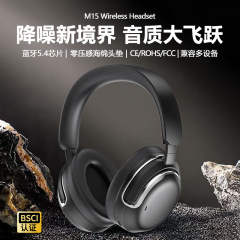 2025 外国貿易新しい Bluetooth ヘッドセット超長バッテリー寿命ワイヤレス ANC アクティブノイズリダクションヘッドセット工場卸売カスタマイズ