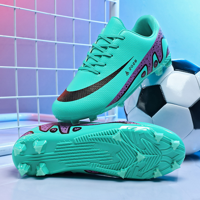 Nuevos zapatos de fútbol transfronterizos para adultos, zapatos deportivos para hombres y mujeres, zapatos de entrenamiento de clavos TF, clavos AG al por mayor