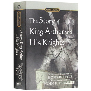 Authentic book The Story of King Arthur and His Knights King Arthur and round table riding
