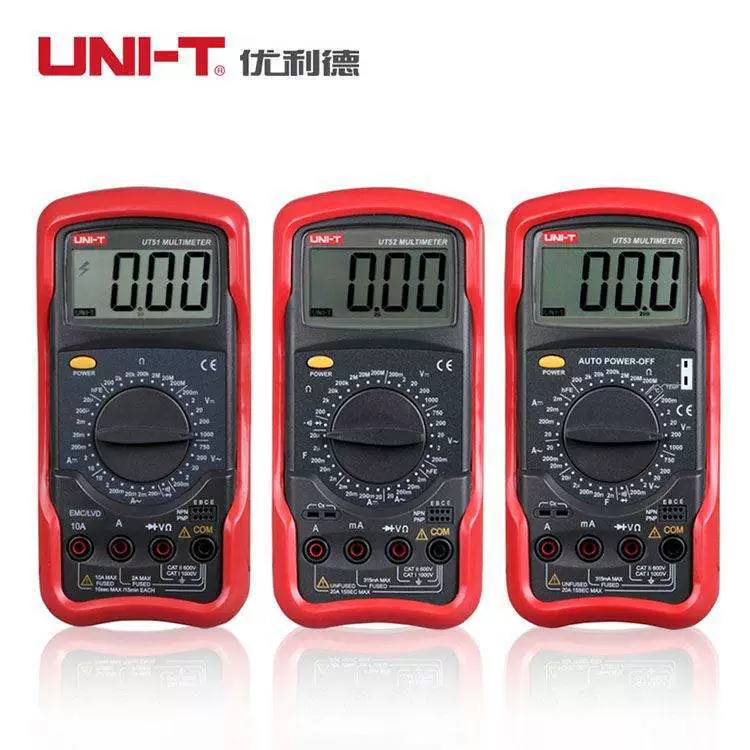 UNI-T/unide UT51 UT52 UT53 UT55 UT56 Многофункциональный Универсальный цифровой мультиметр