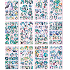 Anime 12 sheets of sticker album