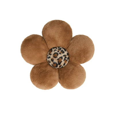 Seat cushion, seat cover: Warmth, High-End Car Seat Cover with - rabbit-fur-brown-flower-waist-with-leopard-print-core