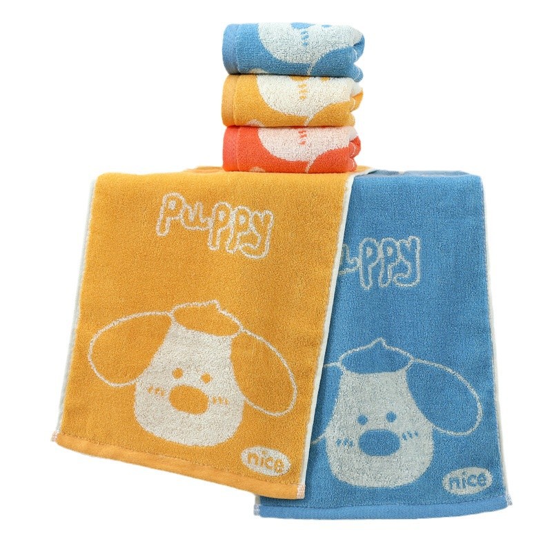Cotton children's soft cartoon cute towel for face washing for home…