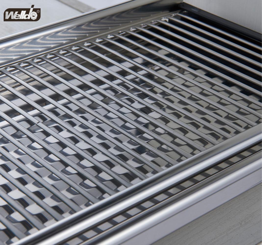 Welldo纬东 橱柜碗碟架橱柜不锈钢碗碟架碗碟沥水架