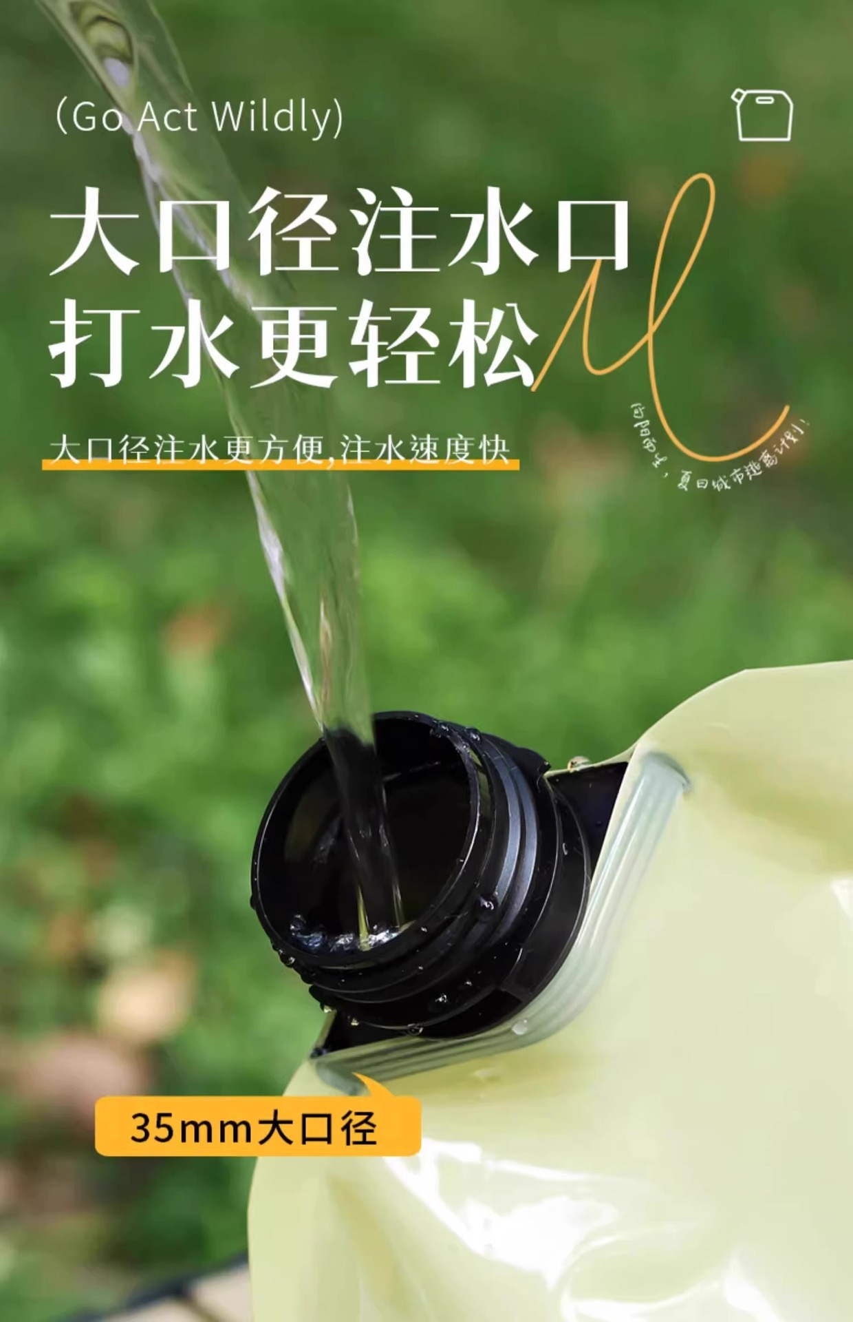 Outdoor portable 8L folding water bag for mountain climbing, tourism and camping, food-grade water storage bucket, large-capacity thickened water storage bag pic 12