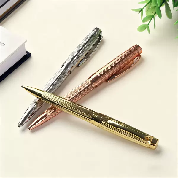 Multi-Color High-Value Electroplated Color Marking Metal Ballpoint Pen Creative Advertising Pen Business Office Gift Pen Signature Pen