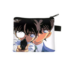 新款柯南零钱包儿童时尚大容量高级感短款包包学生收纳钥匙卡包批