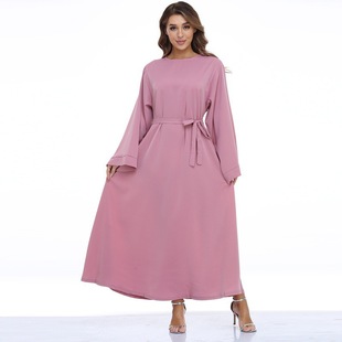 Long skirt, elegant bathrobe for leisure
