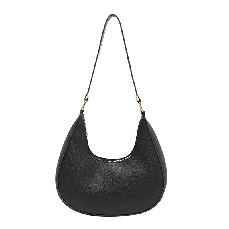 Crescent Schultertasche Für Damen Elegante Unterarmtasche_voghion.com