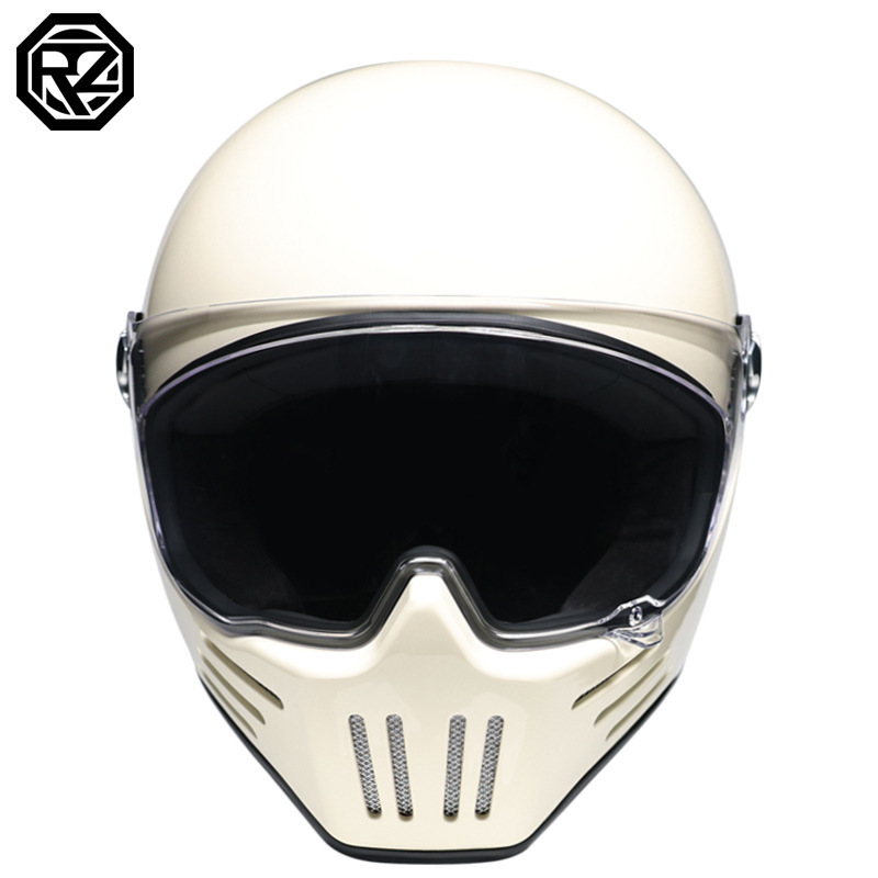 Retro helmet men's Cruise full helmet Ghost Knight personality skull Four Seasons portable electric car Retro helmet men's Cruise full helmet Ghost Knight personality skull Four Seasons portable electric car