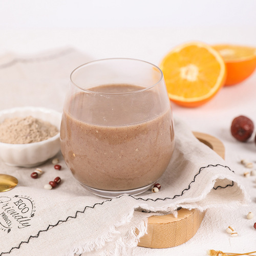 Yanzhifang red bean barley powder and wolfberry powder meal replacement pink bean flour barley and wolfberry powder prepared breakfast powder