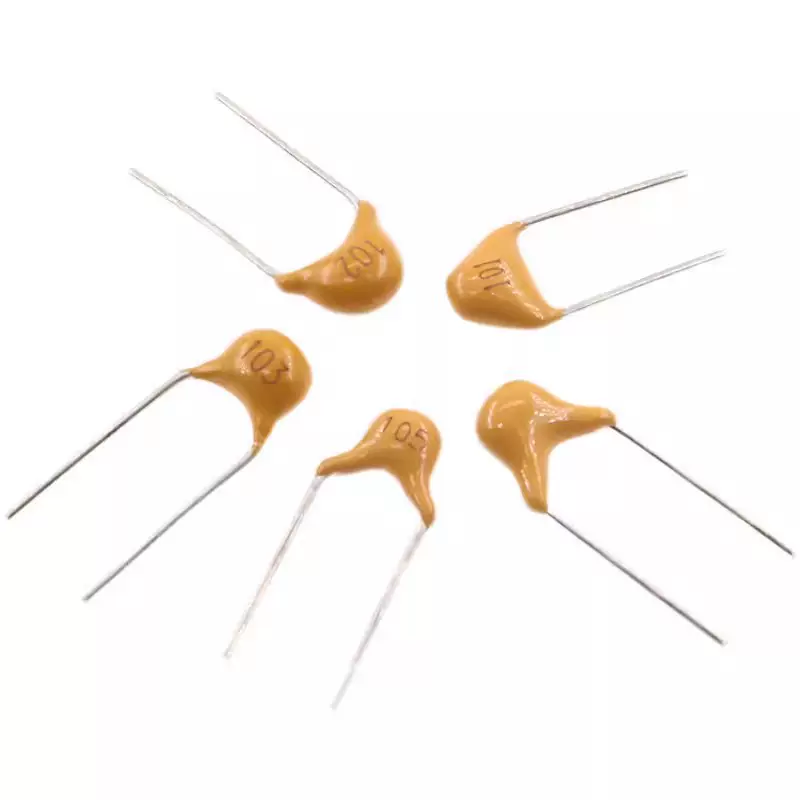 独石电容CT4 104M/104K 0.1UF/50V/100V 100nF 直插 陶瓷电容