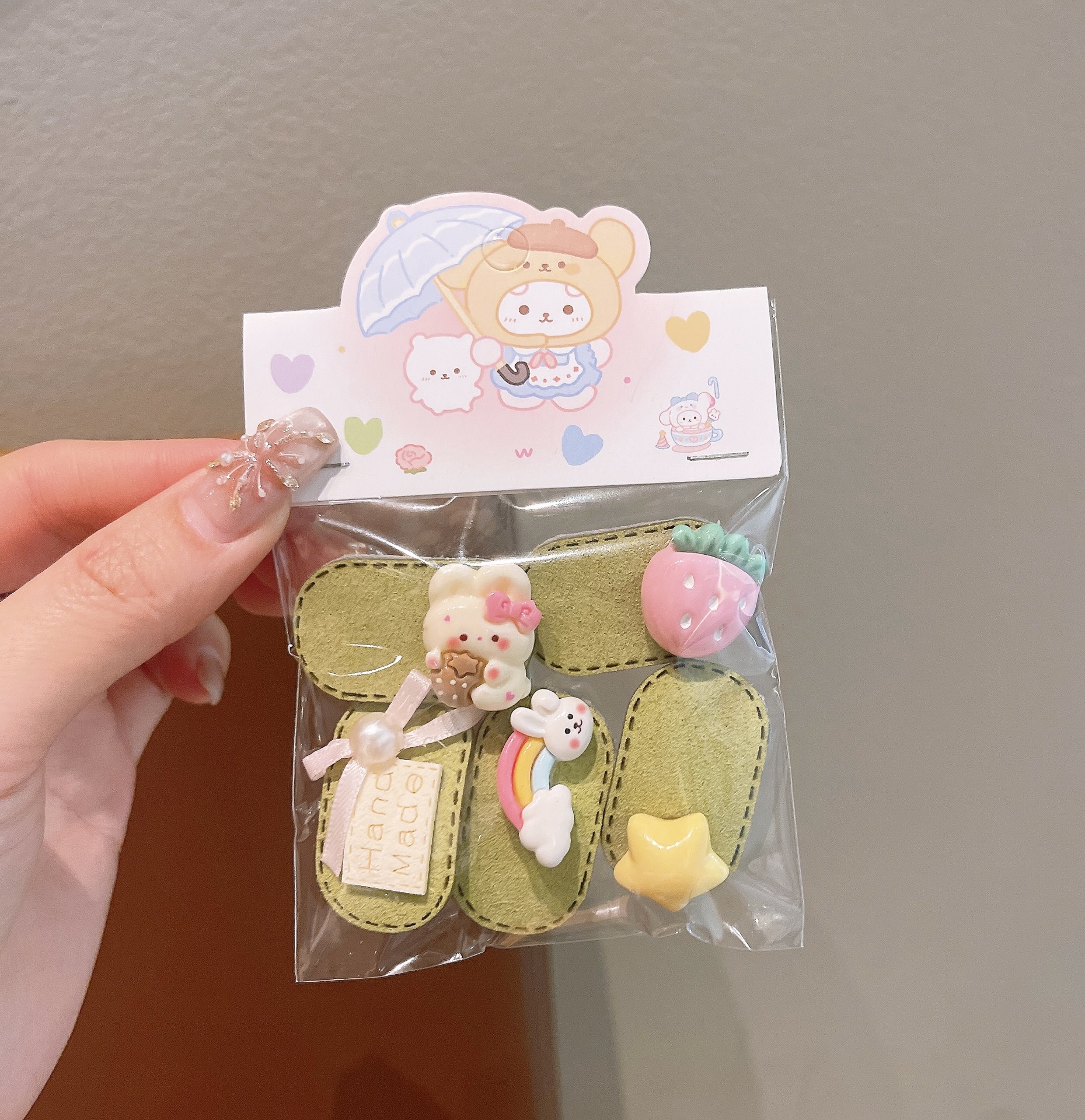 Tejido coreano para niños cabello arco adorable adornamiento de cabello para niños niñas tarjeta de cabello BB clips baby towel