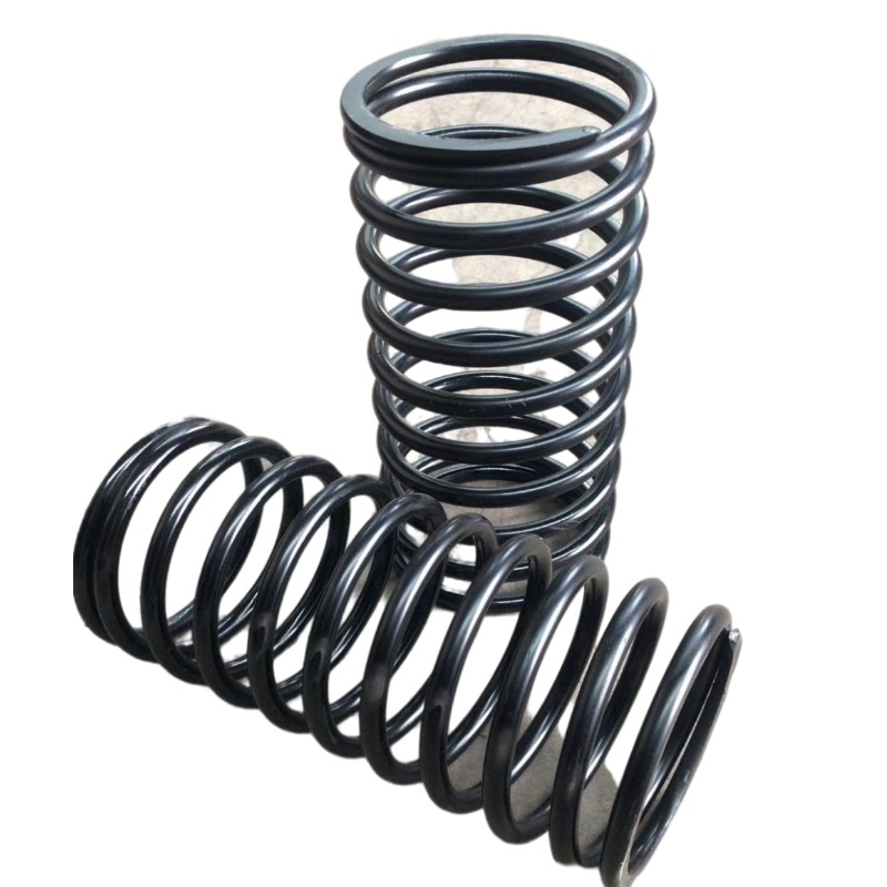 厂家销售振动筛减震钢簧橡胶复合弹簧阻尼胶簧反击式破碎机弹簧