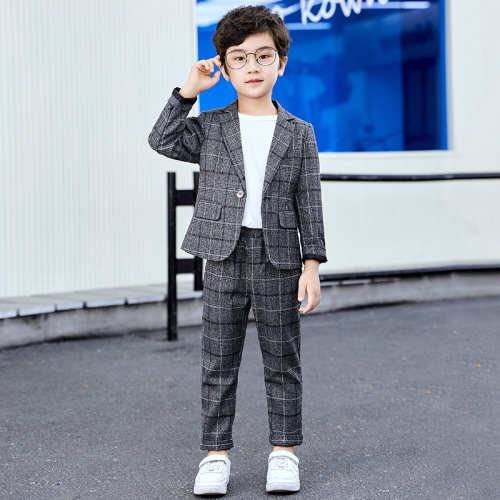 Boys' suit leisure suit, spring and autumn Korean style fashion spring outfit, children's clothing, kids' performance piano dress